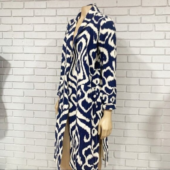 Anthropologie Women’s Blue Motif Robbie Duster‎ Jacket - Picture 7 of 15